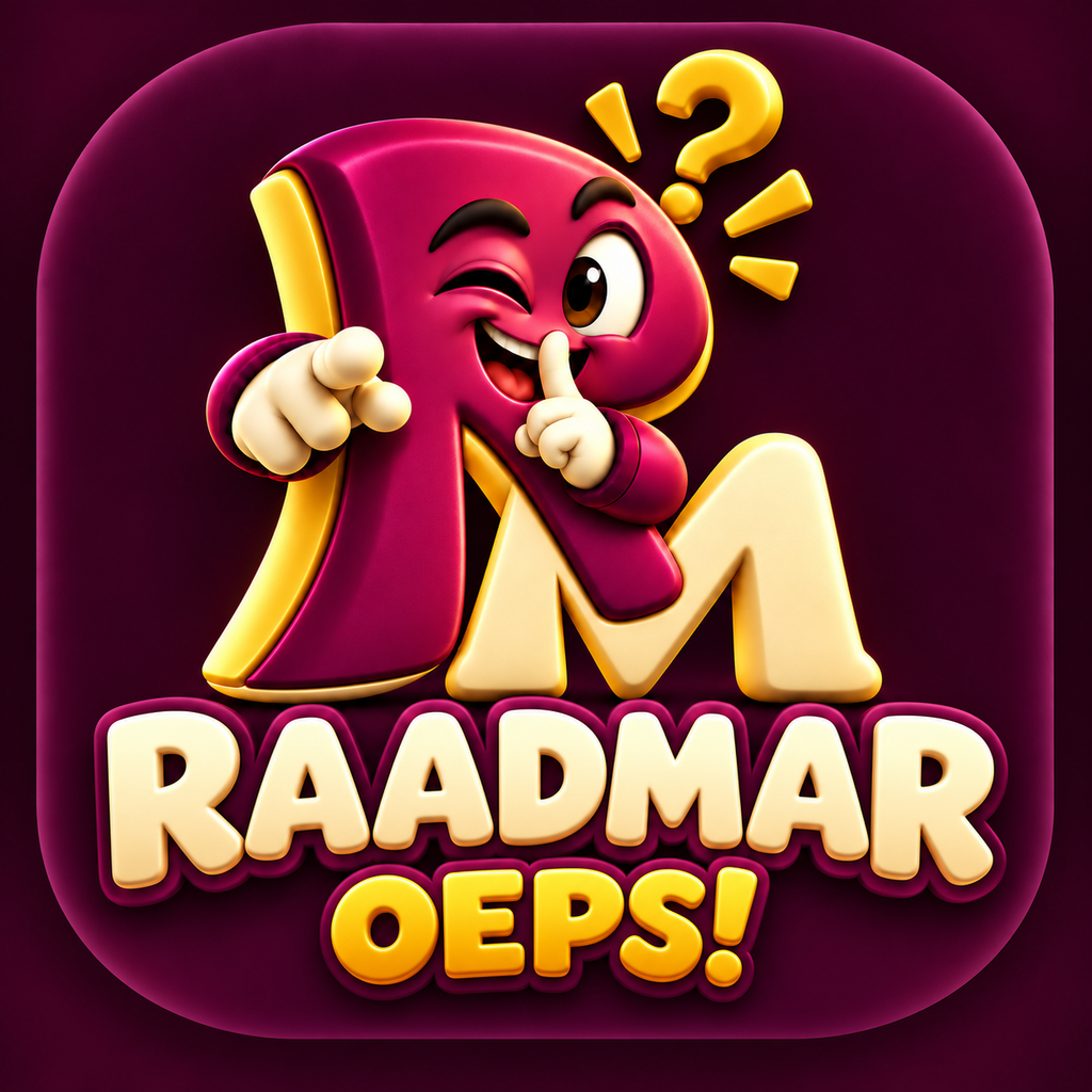RAADMAR OEPS!
